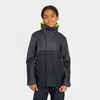 Vodootporna i vjetrootporna jakna za plovidbu dječja Sailing 300 tamnosiva