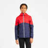 Kids’ Waterproof Sailing Jacket - Rain Jacket 100 - blue red