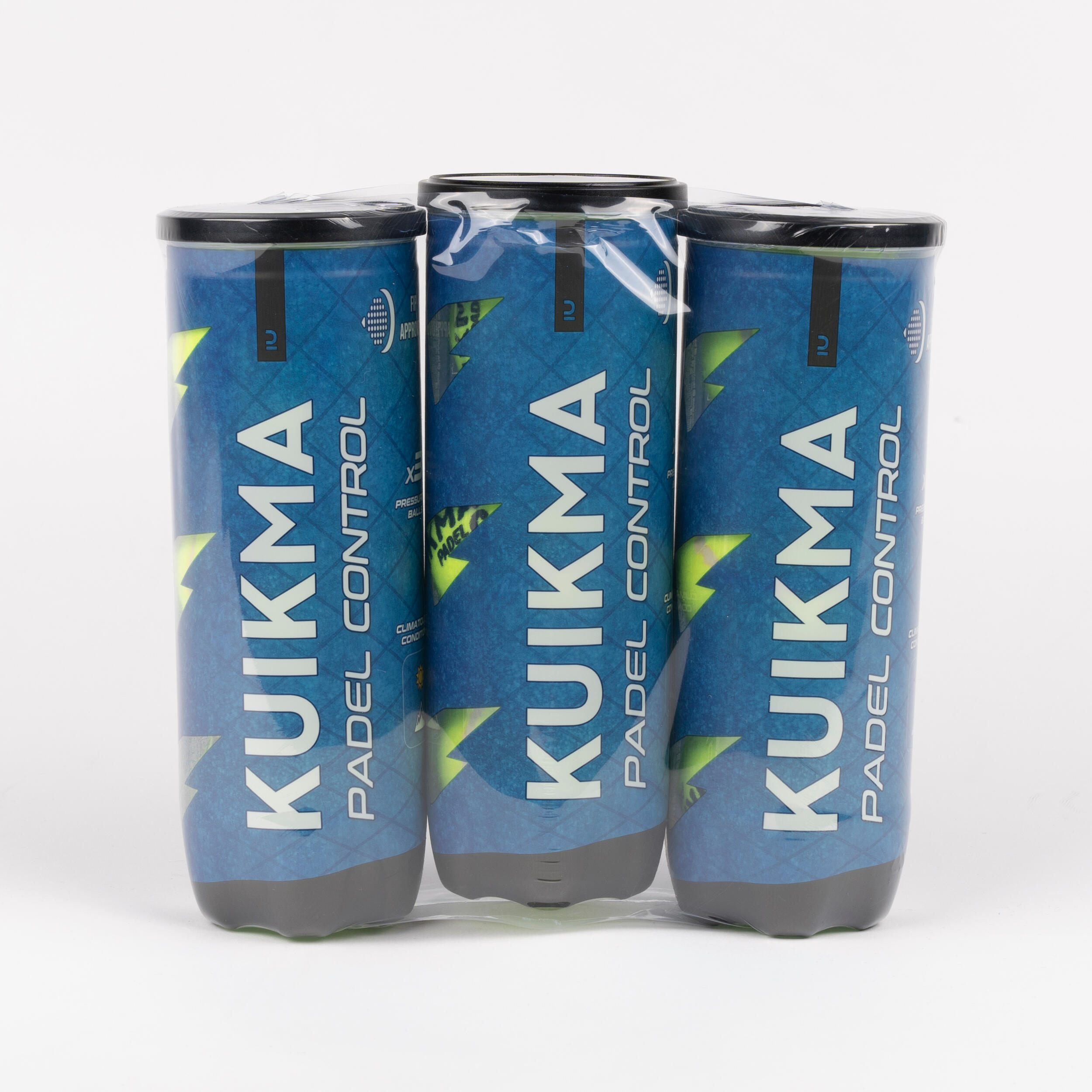 Kuikma - Tripack Balles De Padel Pressurisées - Kuikma Control - Balle De Padel - Padel Beach Tennis - - Taille Unique - Decathlon