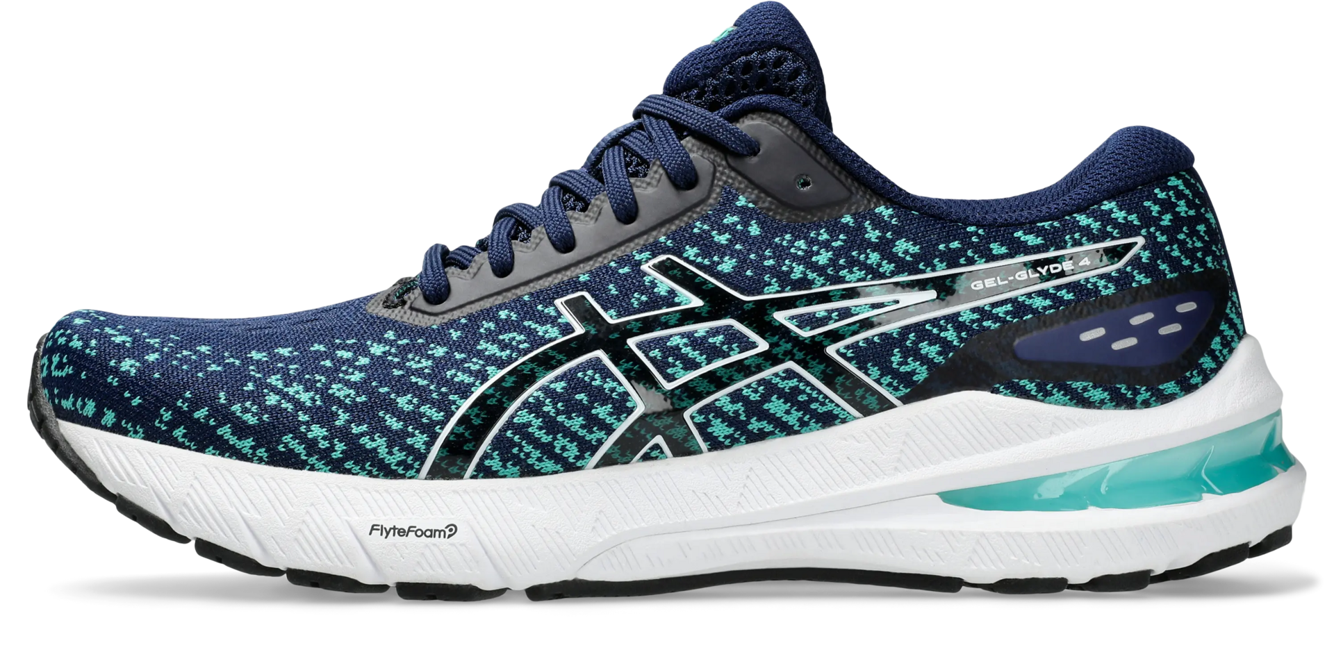 CHAUSSURE DE RUNNING HOMME ASICS - GEL-GLYDE 4 BLEU JAUNE