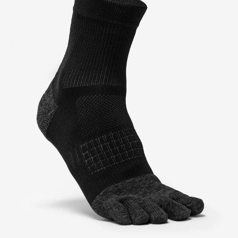 Calcetines Putuo Toe Calcetines para hombre de cinco dedos Calcetines  deportivos de algodón para correr, calcetines de atleta con puntera para  hombres, 5 pares