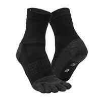 RUN900 5-TOE RUNNING SOCKS - BLACK