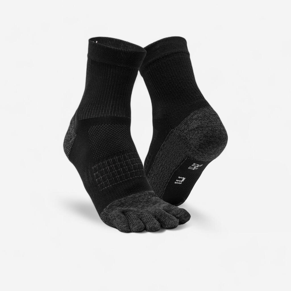 CHAUSSETTE DE RUNNING KIPRUN RUN900 5 ORTEILS NOIRES