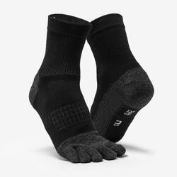 Calcetines Running RUN900 Negro 5 Dedos Finos Invisibles