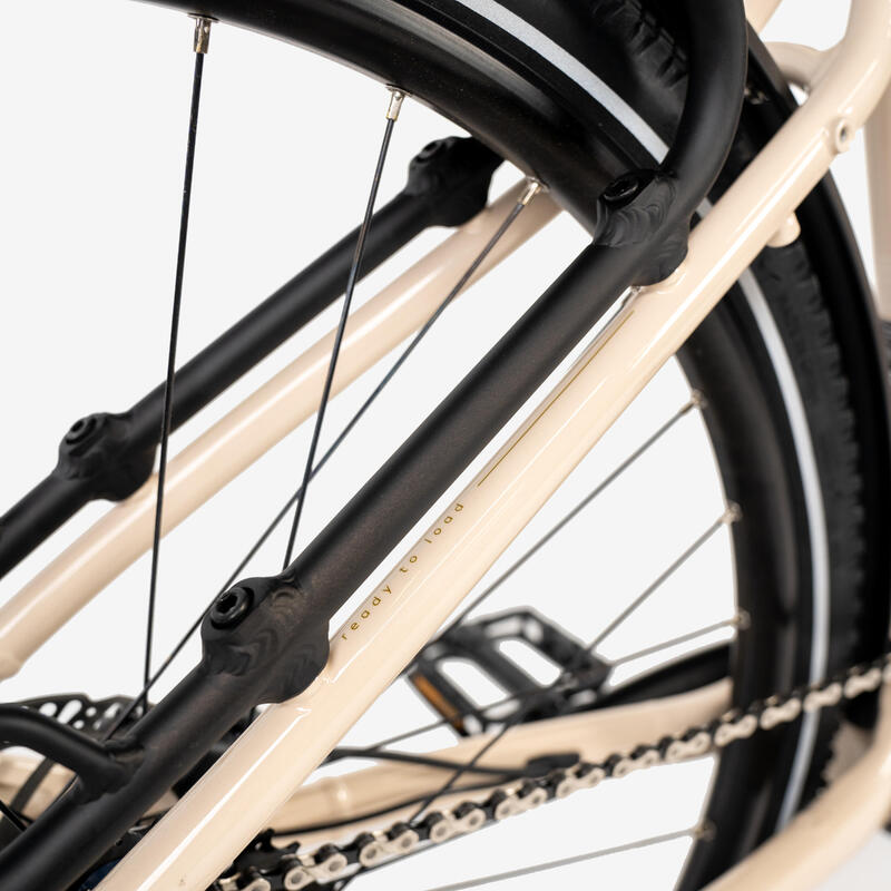 Porte-bagages Avant Pour Vélo – Fixation Rapide, Alu 690 G, Charge 15 Kg, Compatible VTT Et Trekking, Avec Sangle