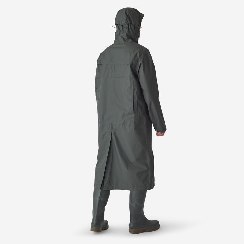 Manteau Long Chasse Imperméable 500 Vert