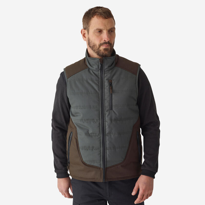 Gilet caccia 500 caldo verde