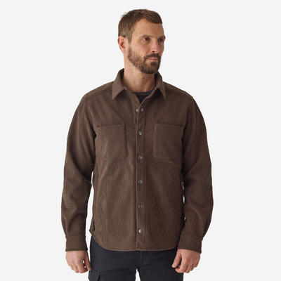 Outdoorhemd 500 Velours braun