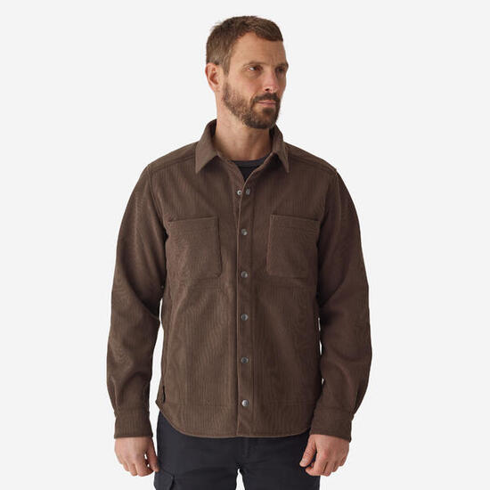 Camicione 500 velluto marrone