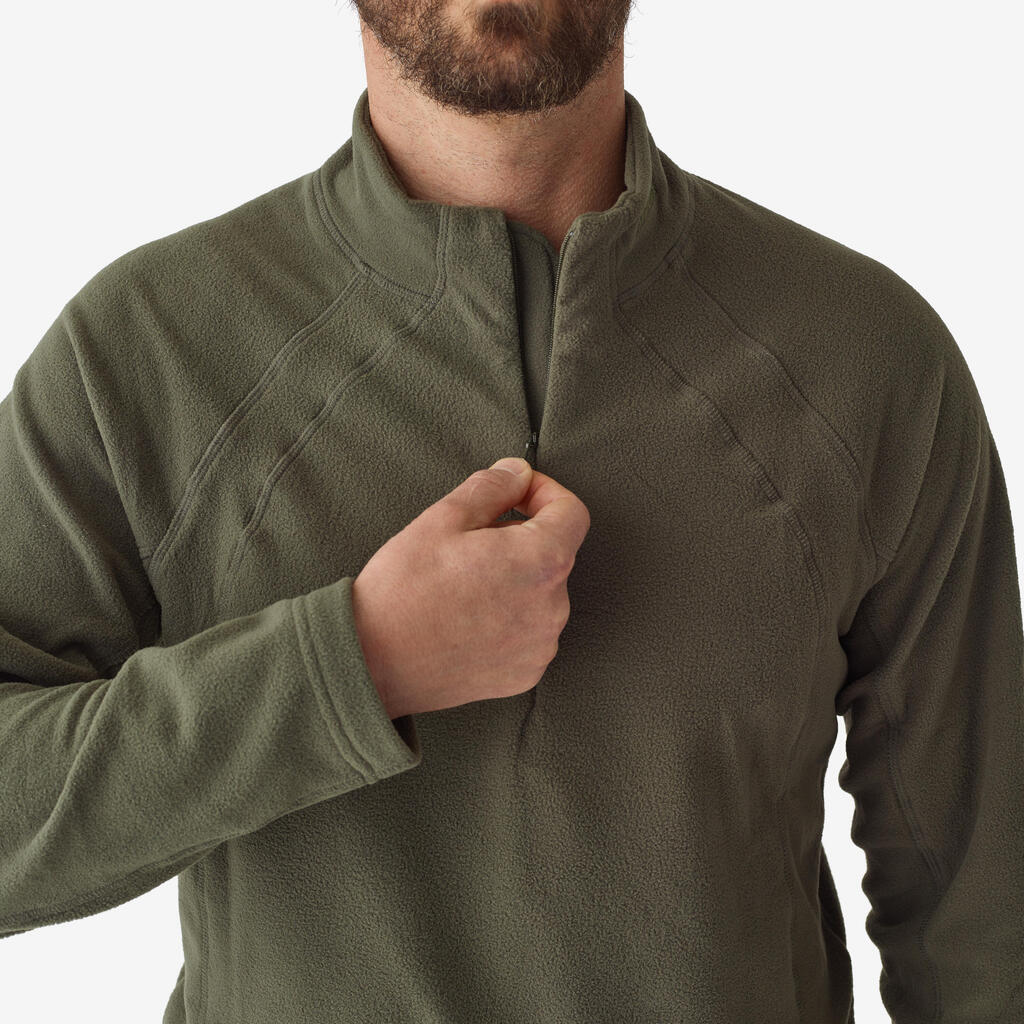 BASE LAYER FLEECE JACKET 100 - GREEN