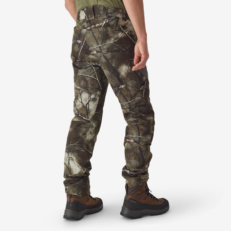 Pantalon silențios respirant 900 Camuflaj TREEMETIC Bărbați