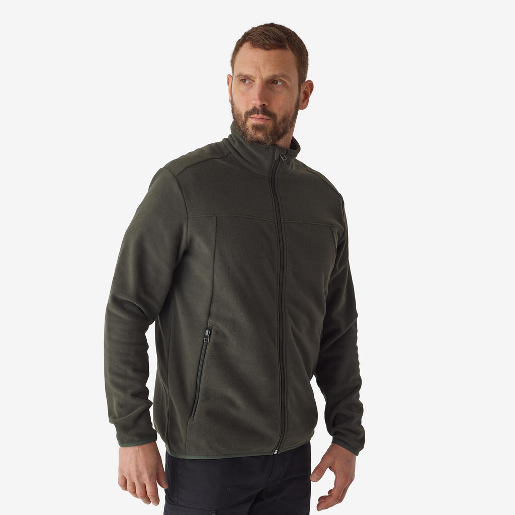 Fleecejacke 100 braun 