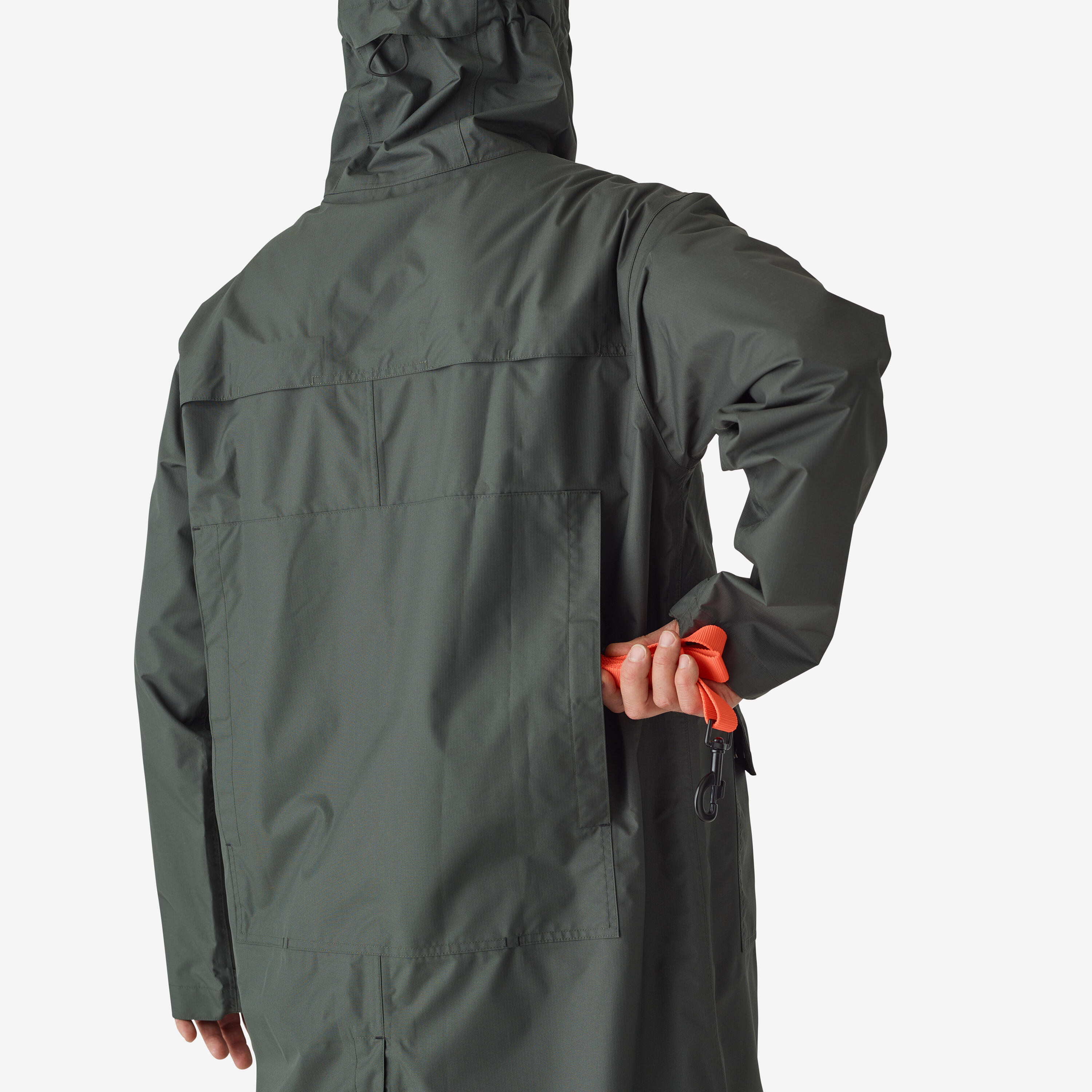 Long Hunting Coat - SG 500 Waterproof Green - SOLOGNAC
