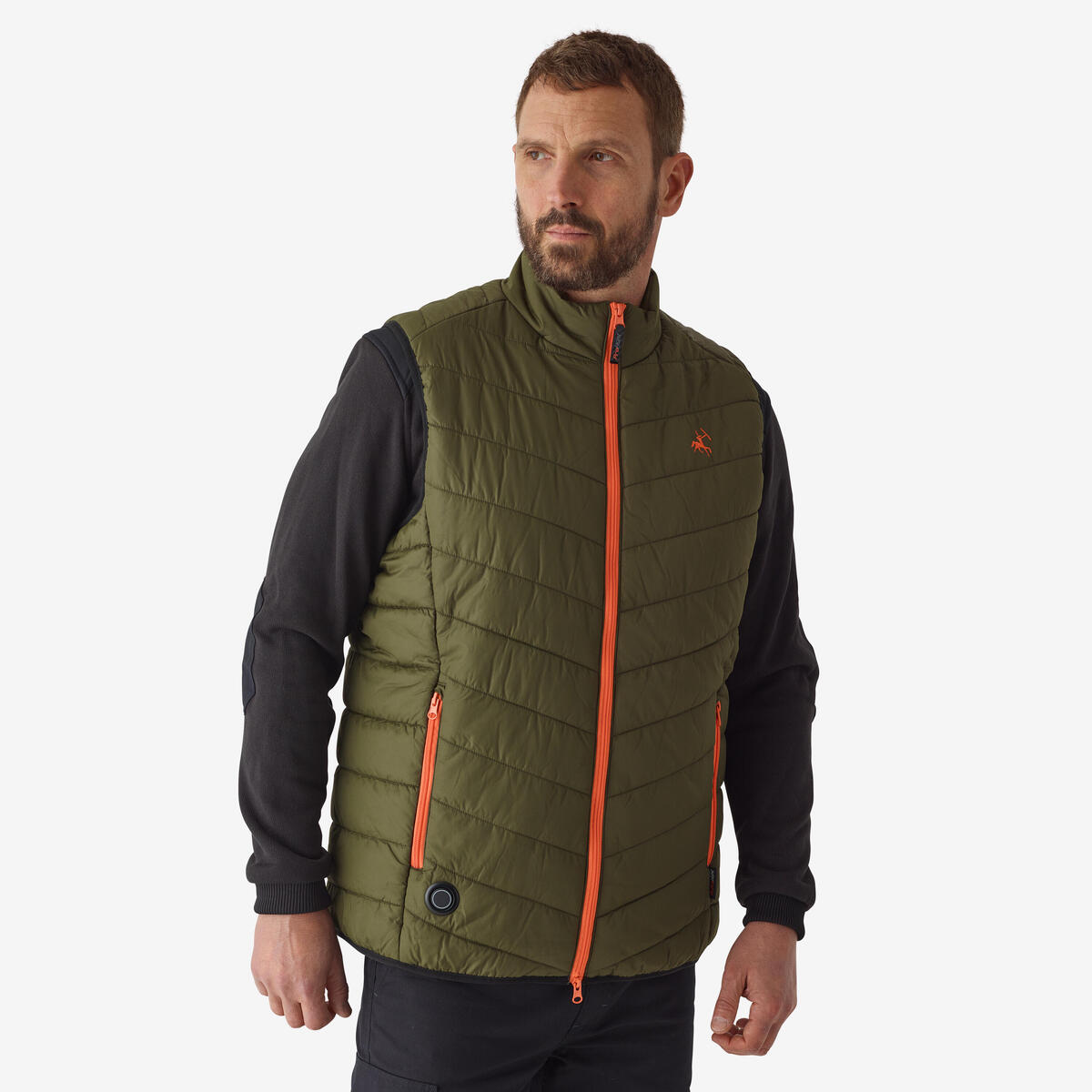 Gilet chauffant vert