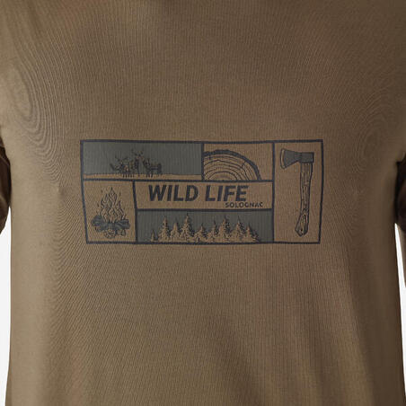 Majica kratkih rukava 100 s logoom WILDLIFE