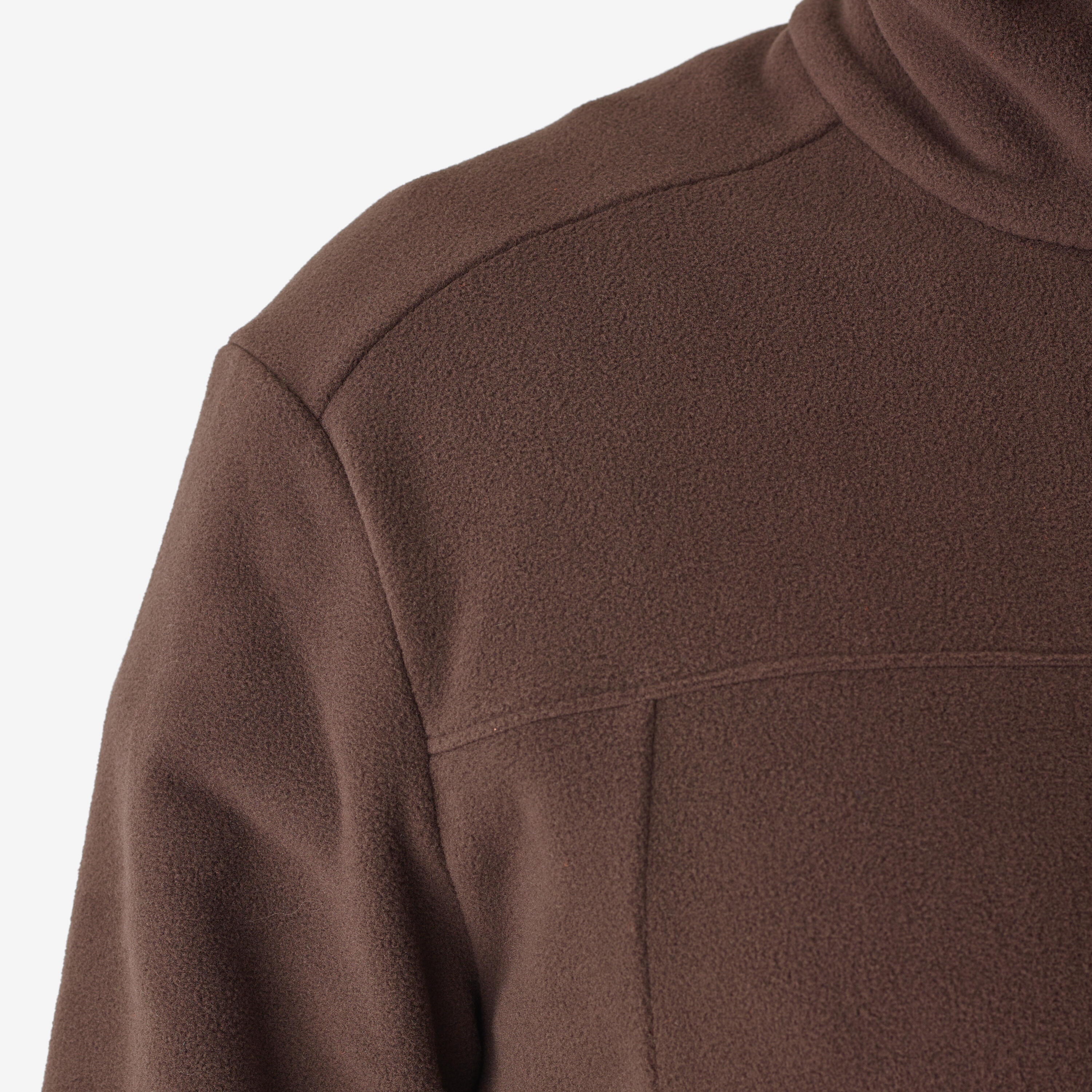 Polaire de chasse homme – 100 brun - SOLOGNAC