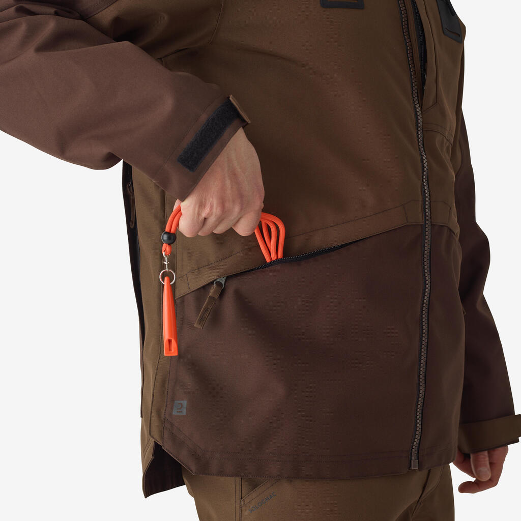 Hunting reinforced jacket woodland 500 two-tone