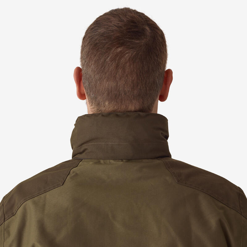 Chaqueta Caza Hombre Solognac 520 Bicolor Impermeable Resistente