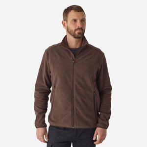 Forro Polar Caza Solognac 100 Hombre Marrón Térmico