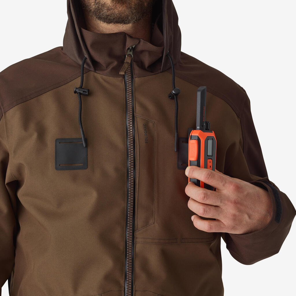 Hunting reinforced jacket woodland 500 two-tone