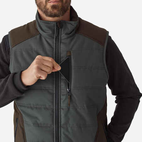 Hunting warm gilet 500 green.