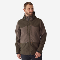 VESTE SOFTSHELL CHASSE MARRON 500