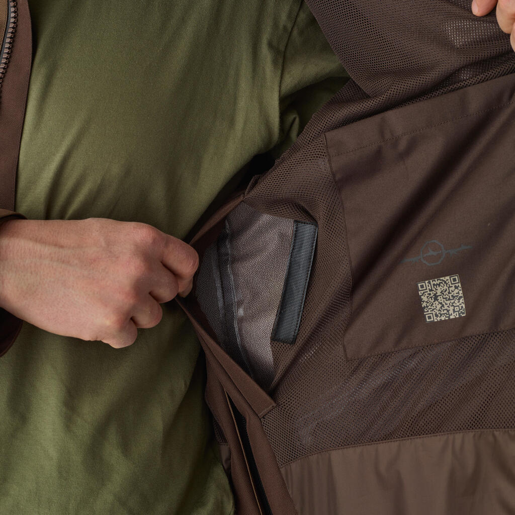 Hunting reinforced jacket woodland 500 two-tone