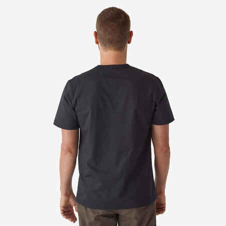 DURABLE T-SHIRT 500 BLACK WITH "RESISTANT GEAR" LOGO