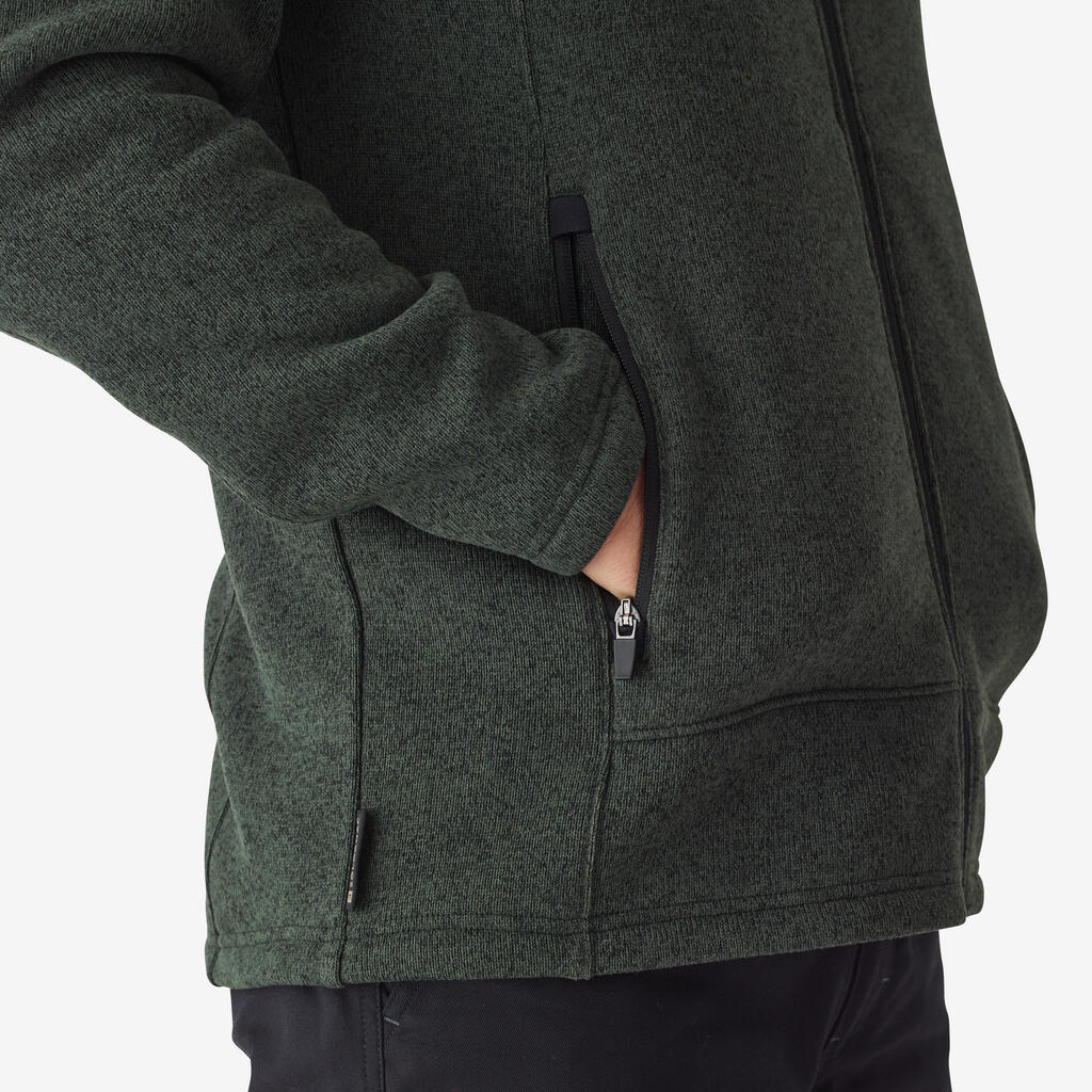 ΖΕΣΤΗ FLEECE ΖΑΚΕΤΑ ΜΕ ΚΟΥΚΟΥΛΑ 500 ΠΡΑΣΙΝΟ