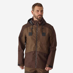 Veste de chasse renfort bois 500 bicolore