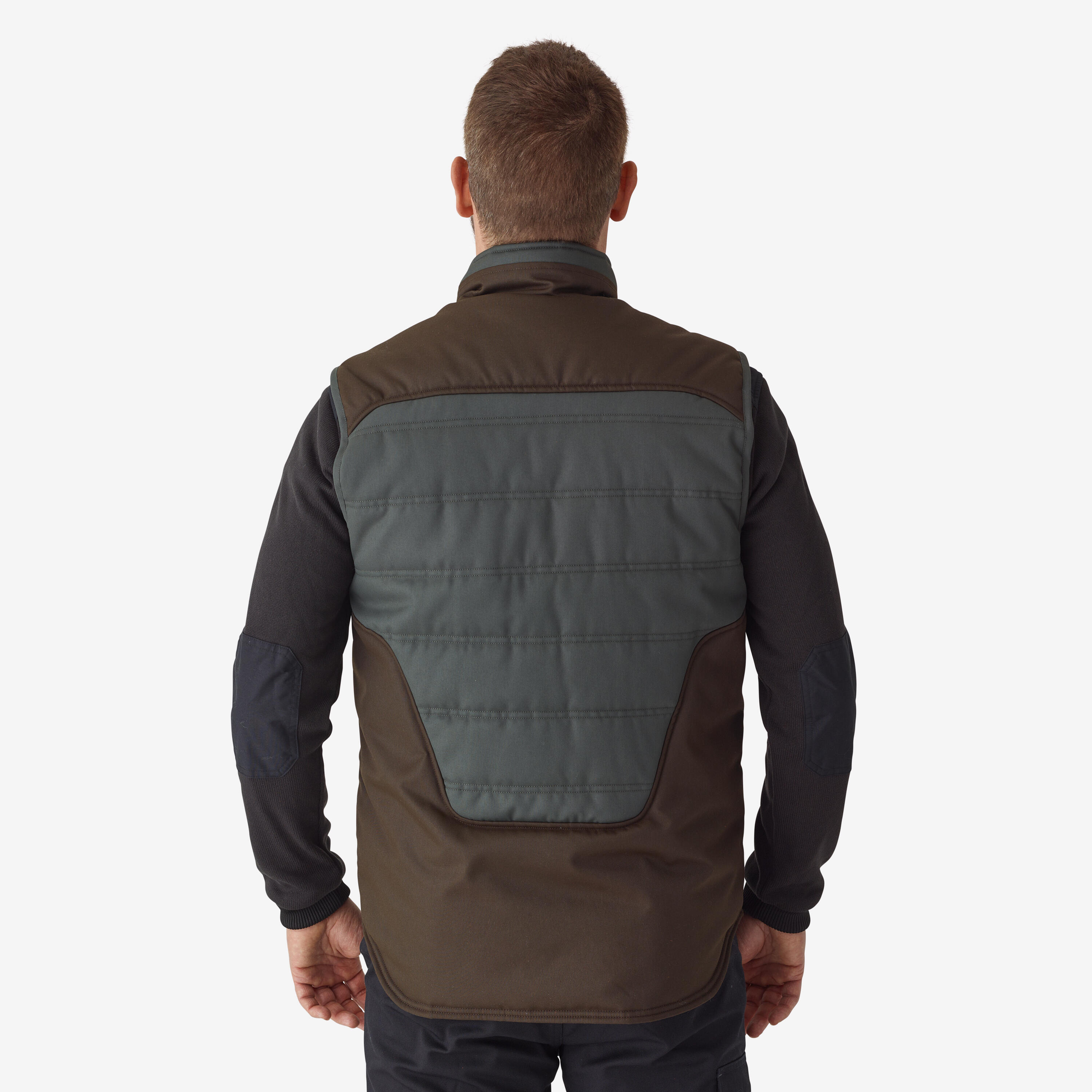Warme bodywarmer outdoor 500 groen 3/6