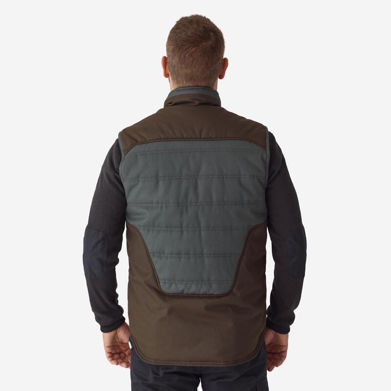 Warme bodywarmer voor de jacht 500 groen