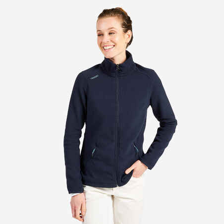 Chaqueta polar ecodiseñada para mujer  Tribord Sailing 100 M azul oscuro