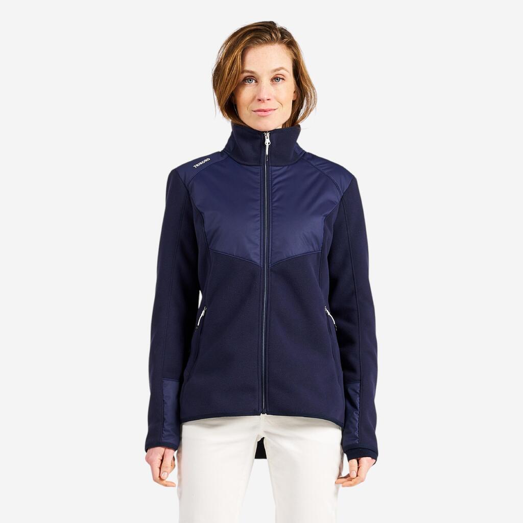 Γυναικείο ζεστό fleece ιστιοπλοΐας 500 Μπλε μαρέν