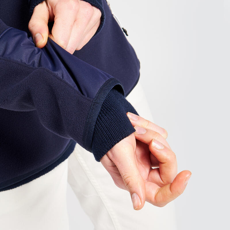 Polaire chaude de voile Femme - Sailing 500 Bleu navy