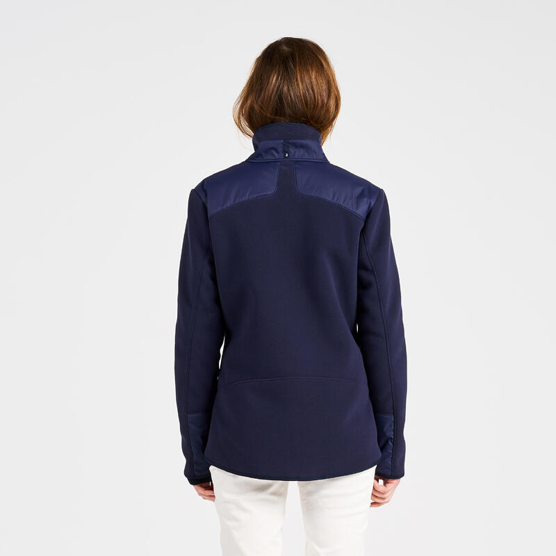 Polaire chaude de voile Femme - Sailing 500 Bleu navy