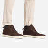 Men's Leather Boat Shoes 500-Dark Brown