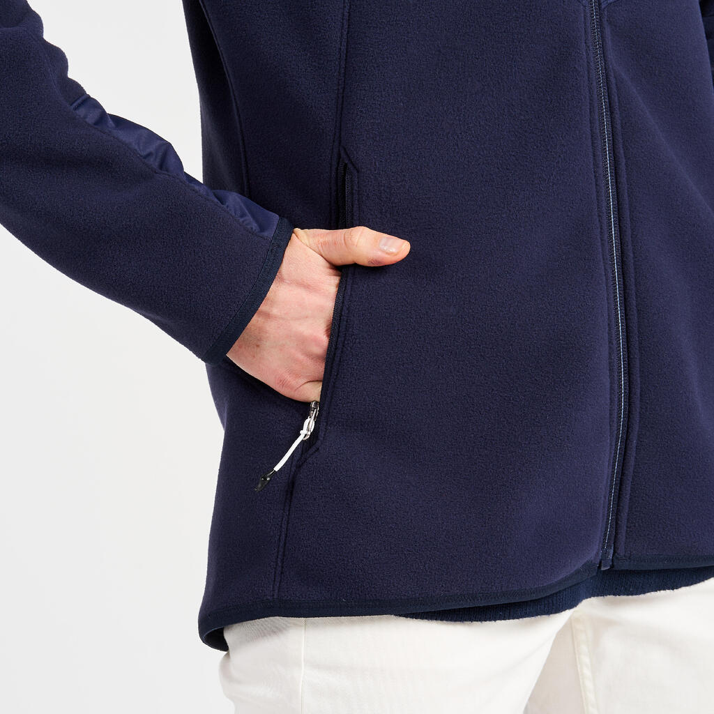 Γυναικείο ζεστό fleece ιστιοπλοΐας 500 Μπλε μαρέν