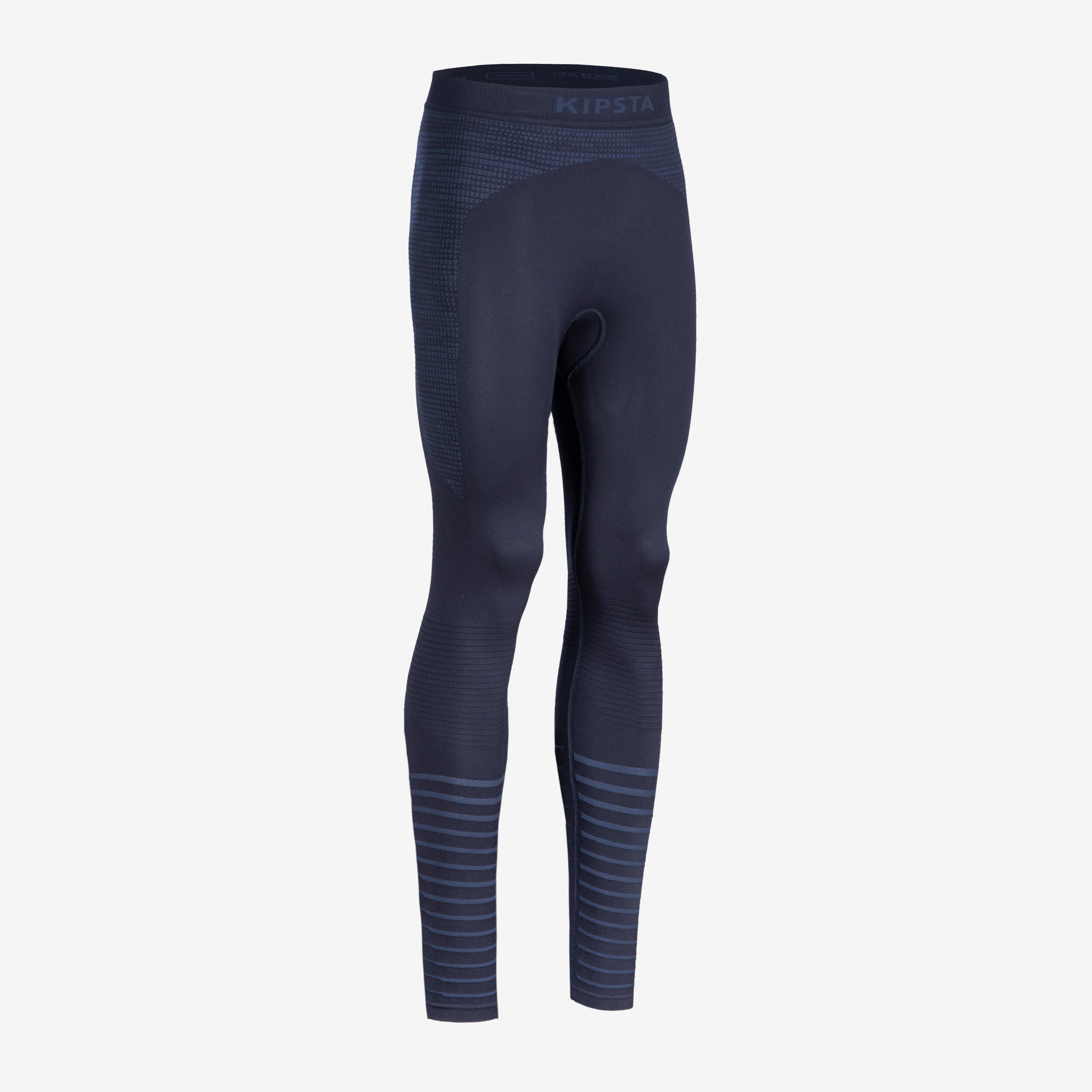 collant keepdry homme football bleu marine - kipsta