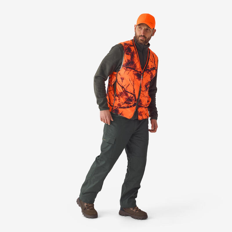 Gilet chasse compact silencieux treemetic fluo