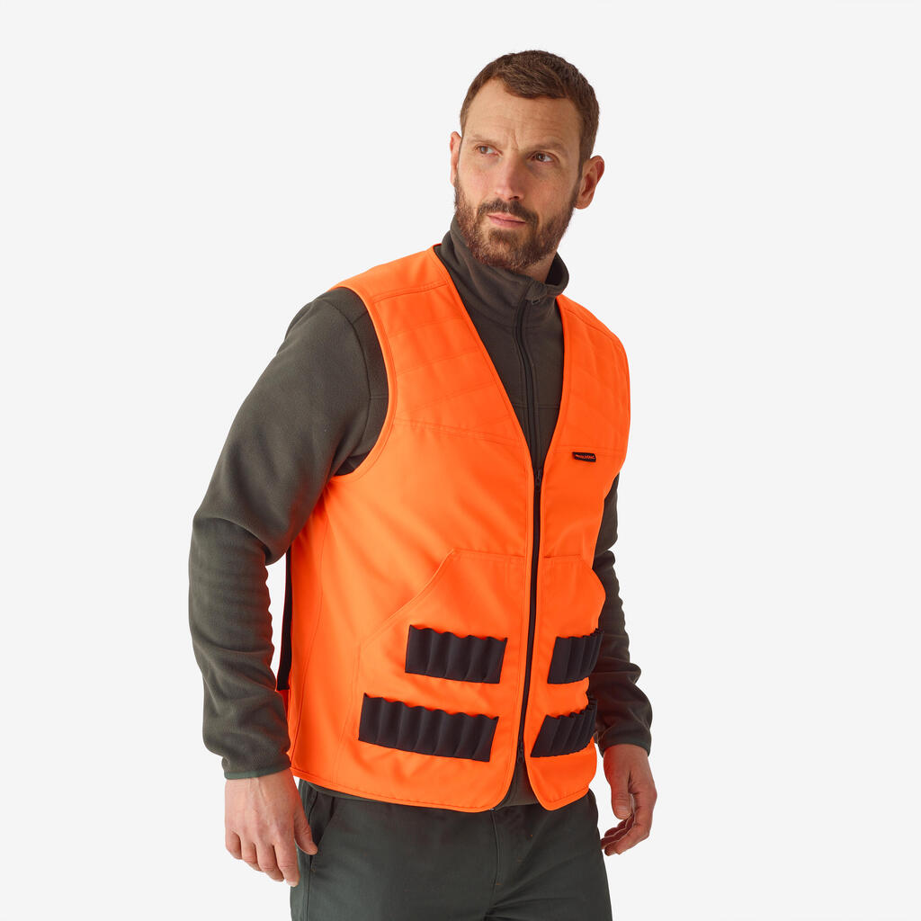 Fluorescent hunting waistcoat PPE 100