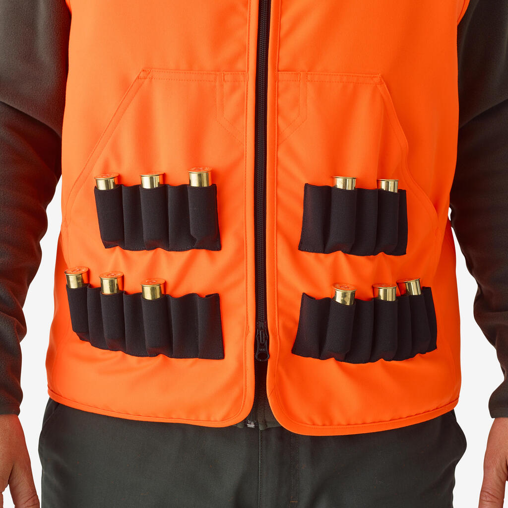 Fluorescent hunting waistcoat PPE 100