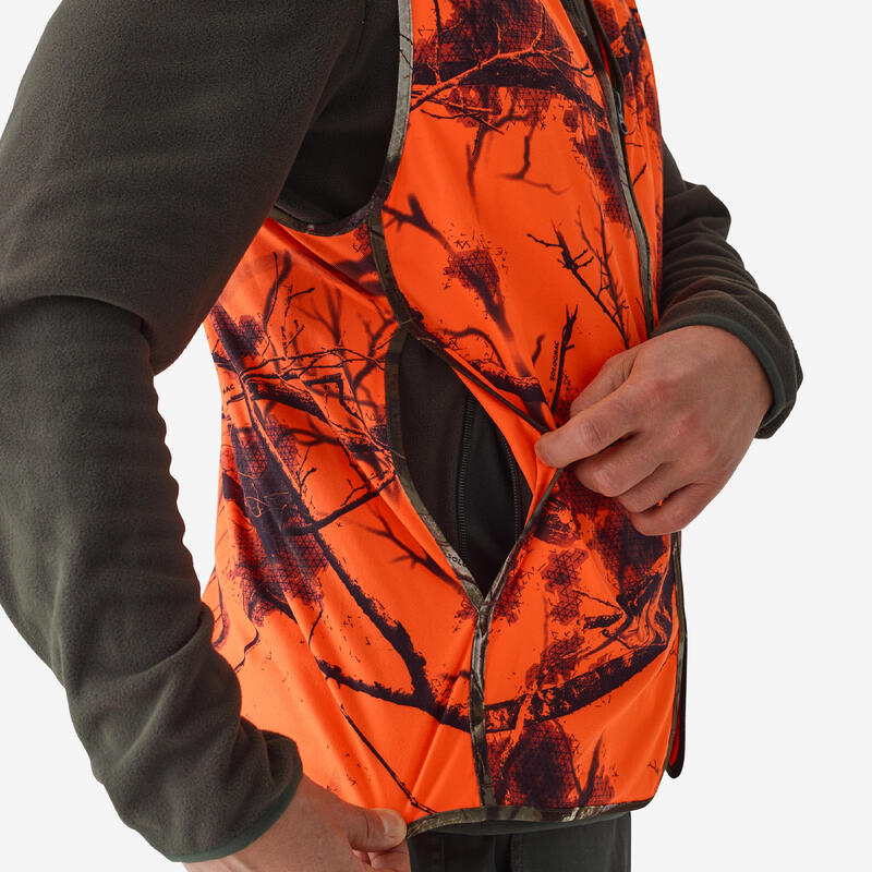 Gilet chasse compact silencieux treemetic fluo