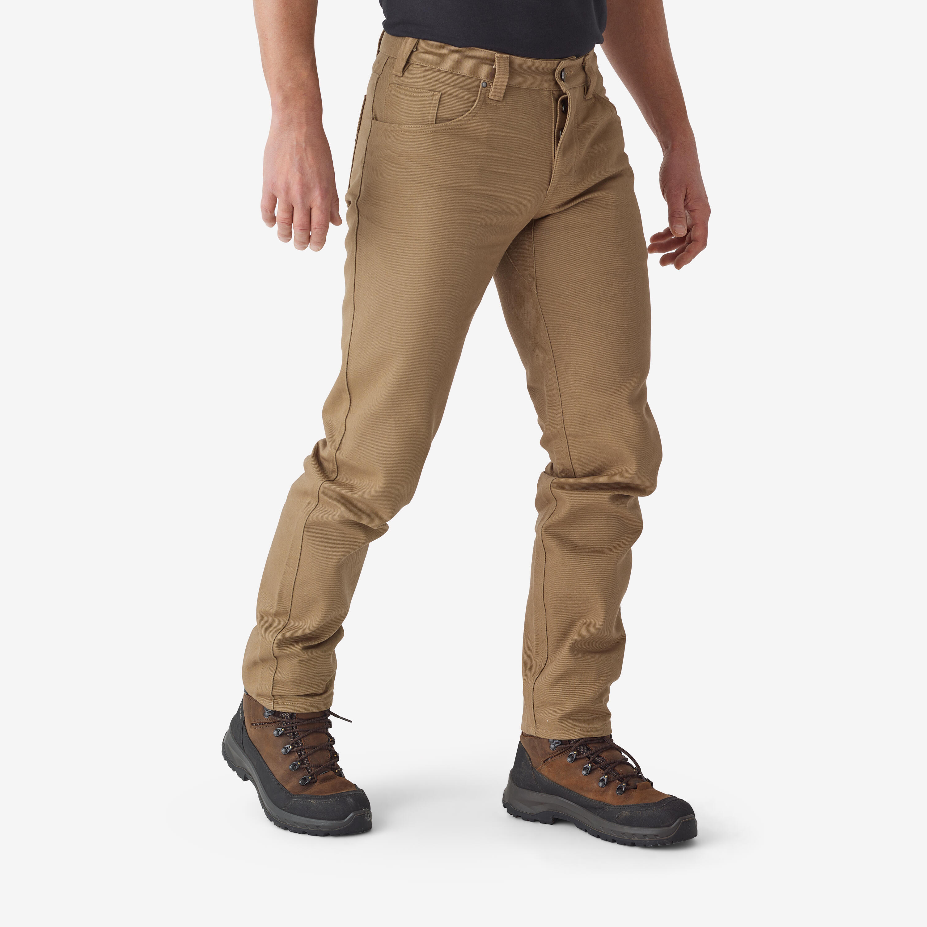 Durable Utility Pants – 500 Brown - SOLOGNAC