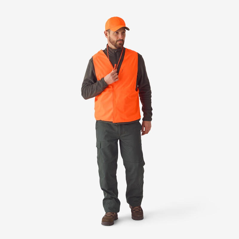 Chasuble de chasse orange fluo 100