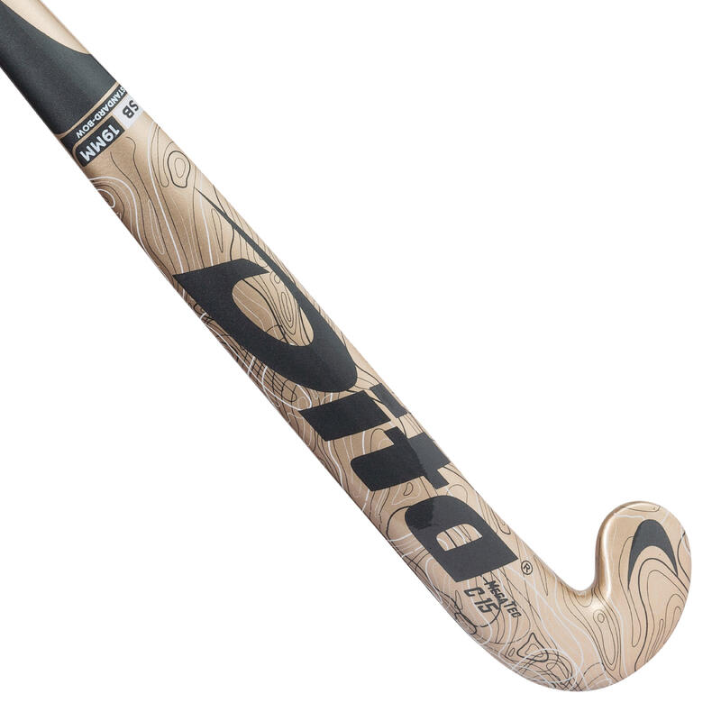 Crosă de hockey pe iarbă, lemn, Megatec C15 Copii