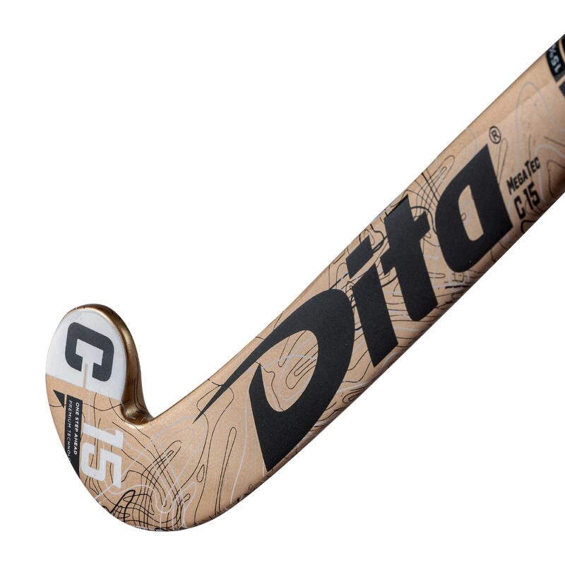 Crosă de hockey pe iarbă, lemn, Megatec C15 Copii