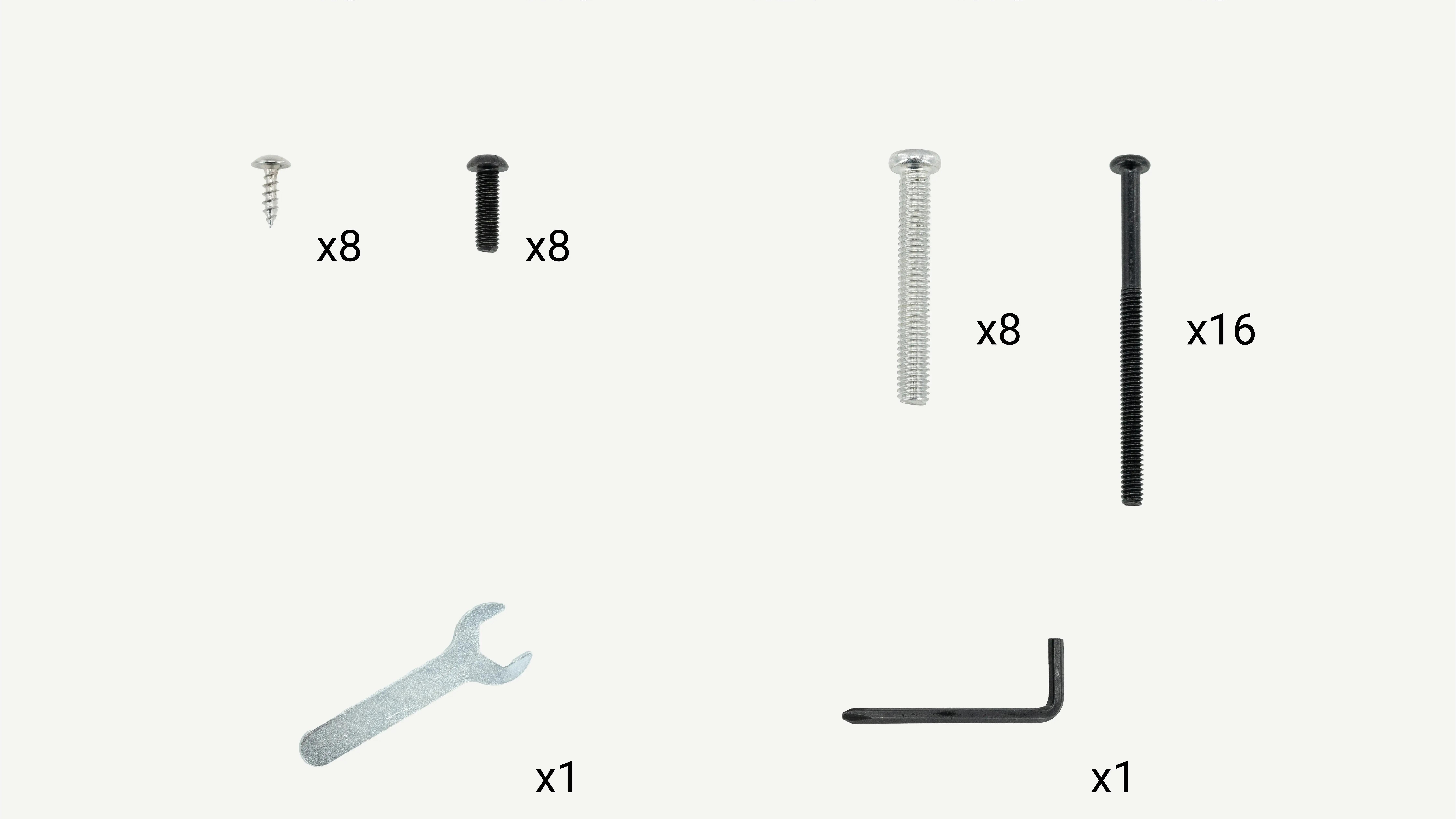 Kit visserie structure BF500