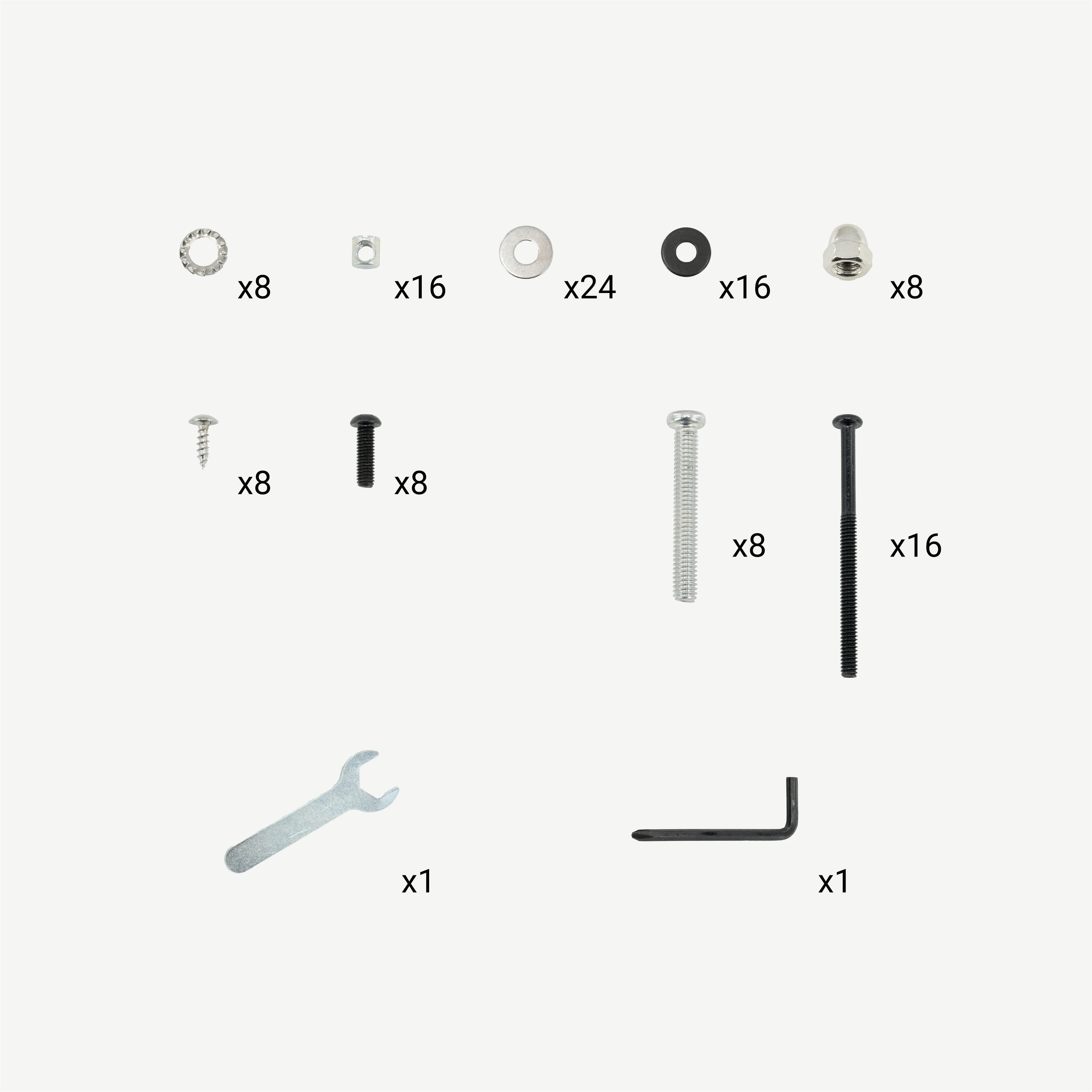 PONGORI Kit visserie pour structure de baby foot BF500 (SAV)