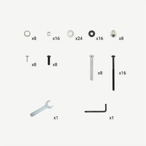 Kit de tornillos para estructura de futbolín BF500 (SPV)